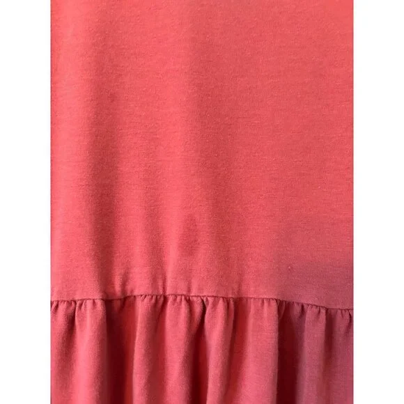 Matilda Jane Joanna Gaines Country Drive Maxi Dress Rust Red 3/4 Sleeve Pockets - Picture 8 of 12